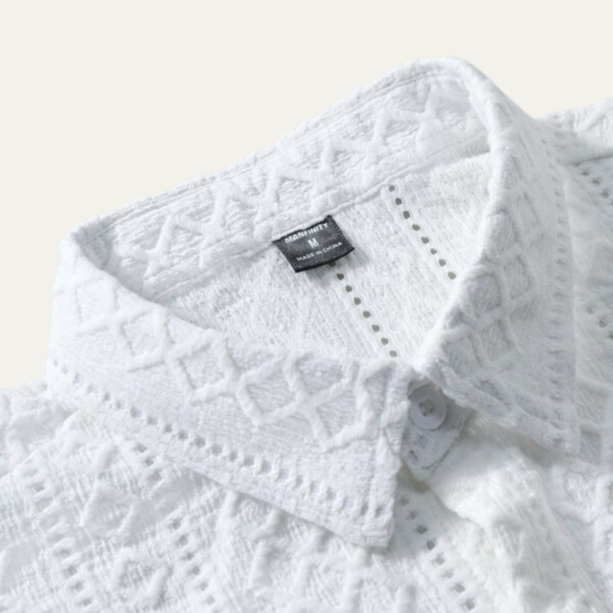 The Ashland Ridge Men’s Summer Textured Button-Up Shirt – view 4