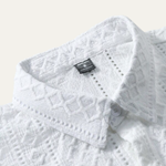 The Ashland Ridge Men’s Summer Textured Button-Up Shirt – view 4