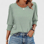 Nina | Clara Chic Smocked Blouse – view 4