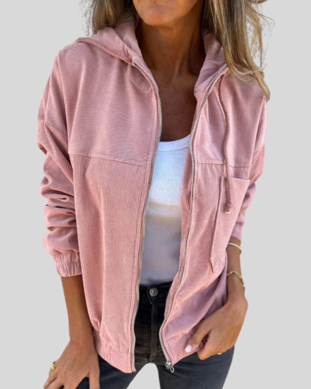 Mabel | Cozy Zip-Up Gilet – view 4