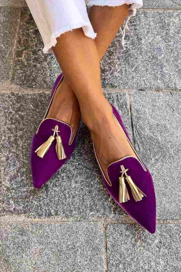 Portia - Bohemian Fringe Loafers – view 7