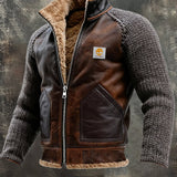 DOMINIK | Jacket Featuring Mesh Accents and Cozy Sherpa Lining