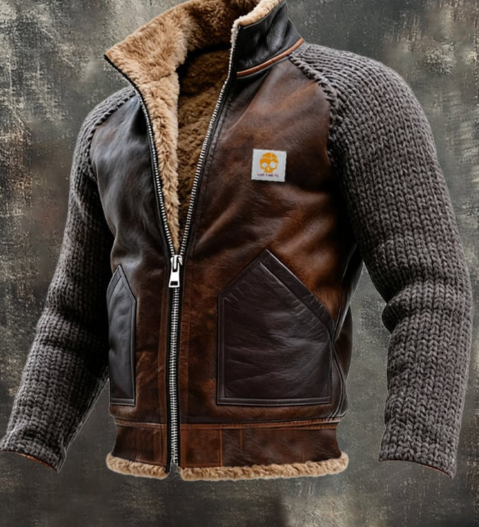 DOMINIK | Jacket Featuring Mesh Accents and Cozy Sherpa Lining