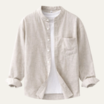 The Ashmont Ridge Men’s Loose Fit Mandarin Collar Shirt