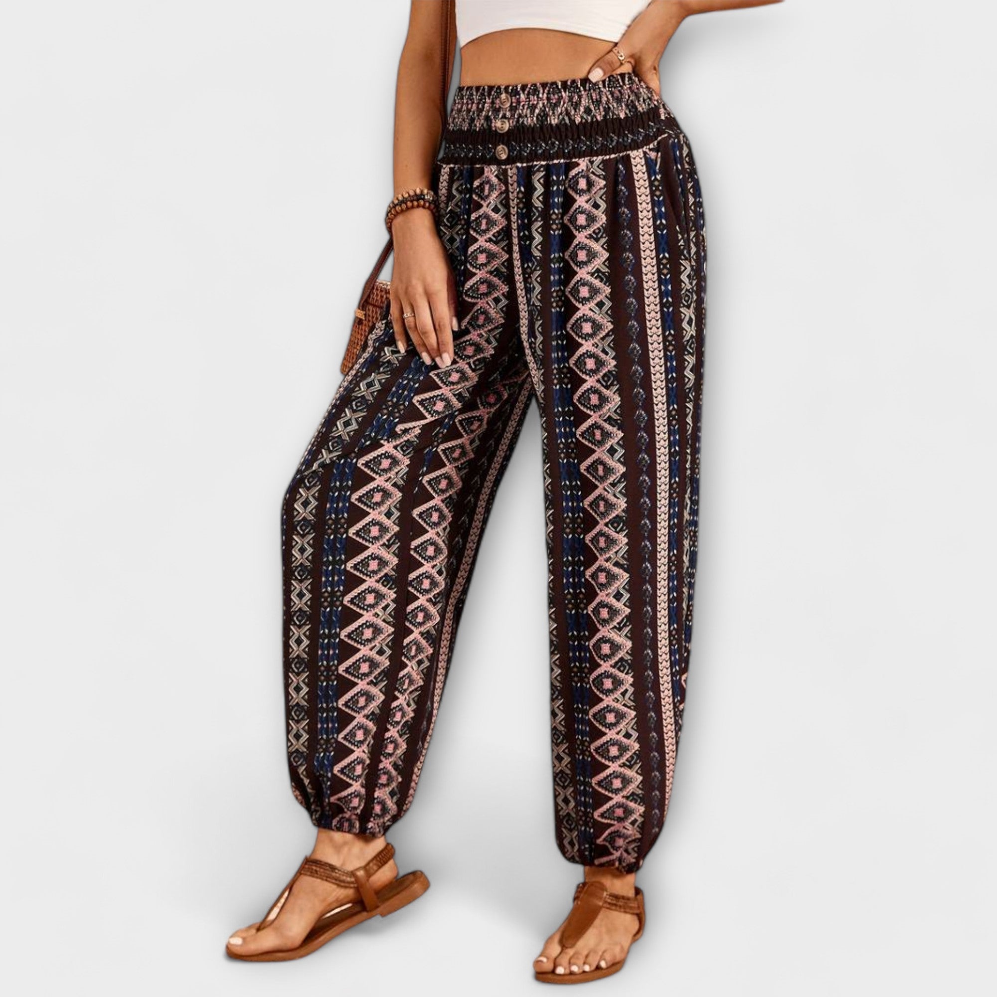 Elise | Ethnic Graphic Trousers – view 9