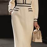 Sylvie | Midi Dress with Button Details – view 4