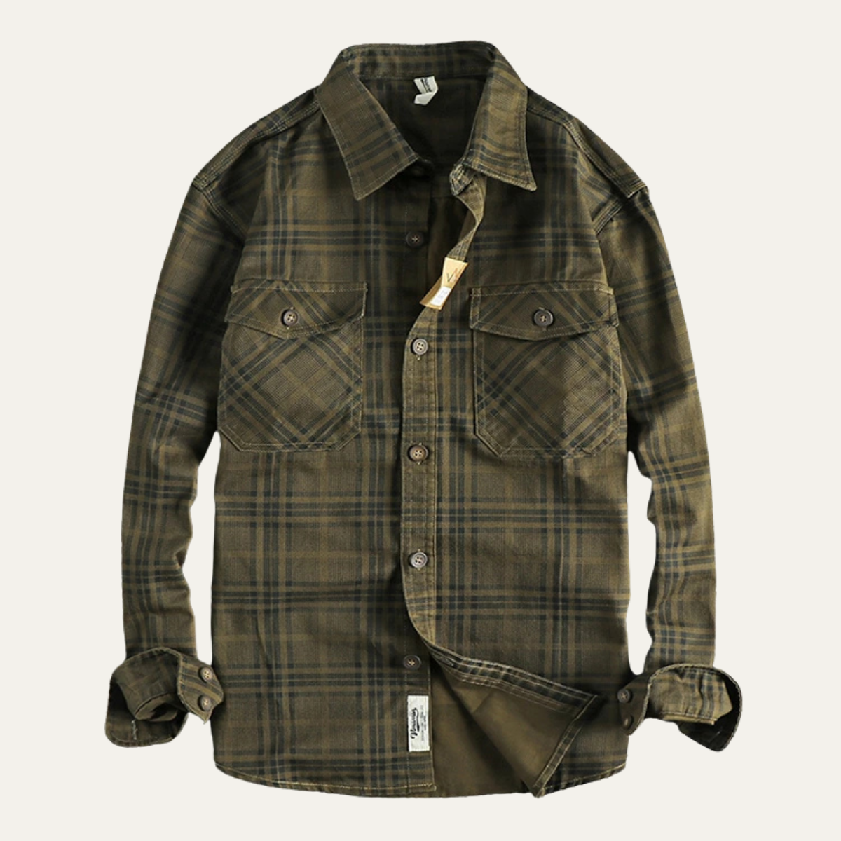The Timbercrest Ridge Men’s Lightweight Checkered Shirt Jacket – view 6