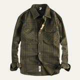 The Timbercrest Ridge Men’s Lightweight Checkered Shirt Jacket – view 6