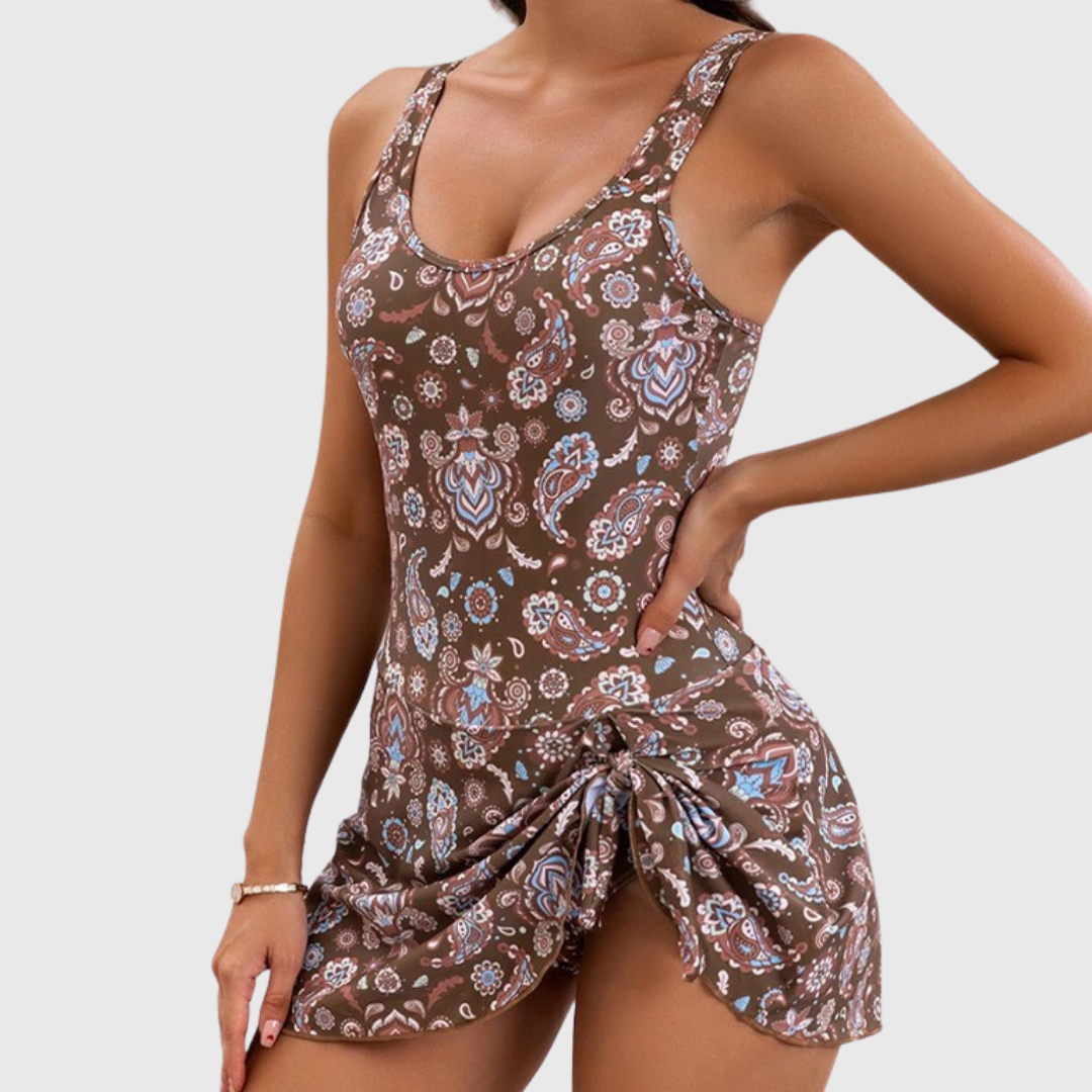 Clara | Skirted One-Piece Swimsuit – view 2