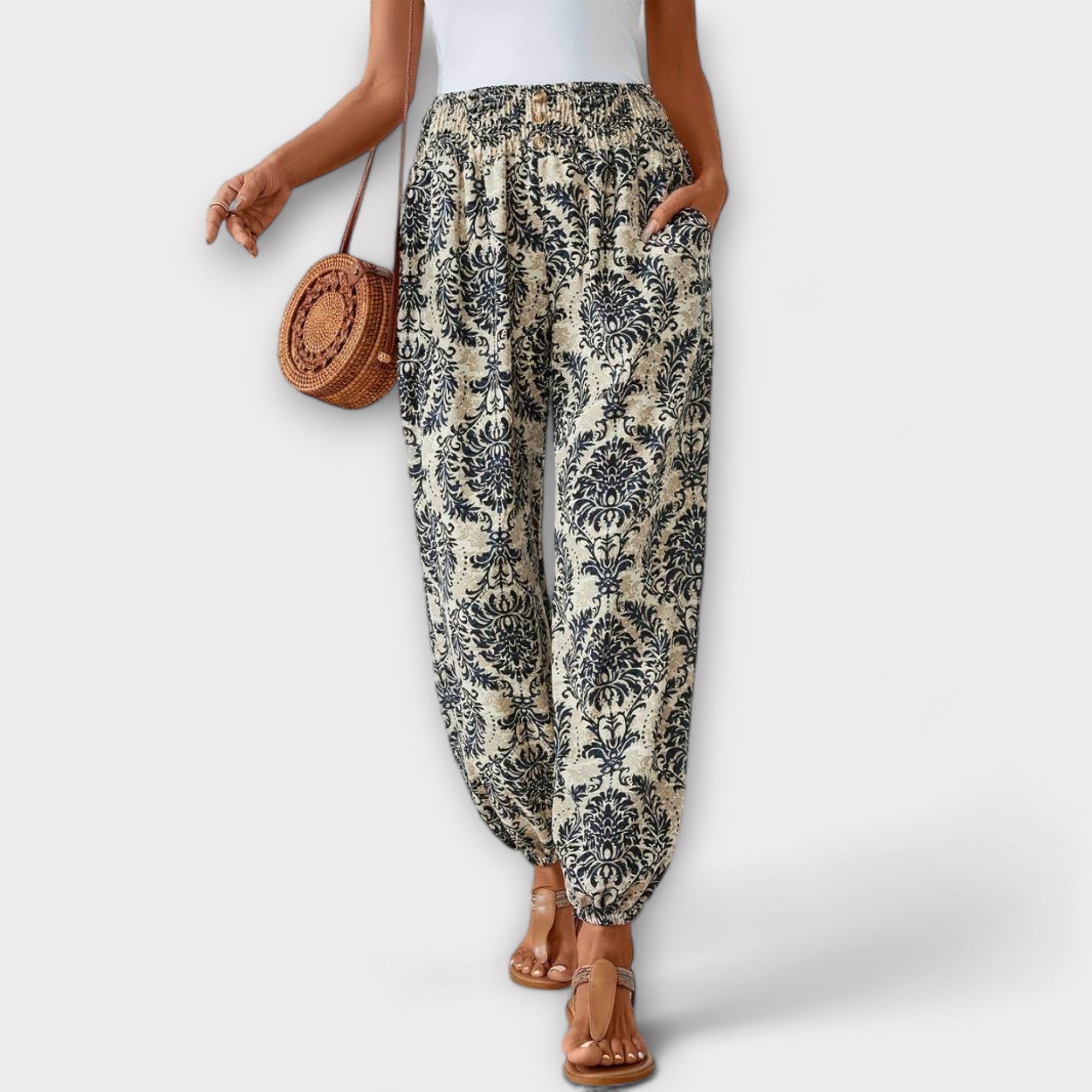 Elise | Ethnic Graphic Trousers – view 8