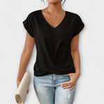 Claire | Stylish V-Neck Blouse – view 3