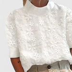 Amélie | Chic High-Collared Blouse – view 2