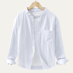 The Ashmont Ridge Men’s Loose Fit Mandarin Collar Shirt – view 8