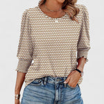 Nina | Clara Chic Smocked Blouse – view 5