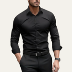 The Pantelleria Men's Elegant Solid Colour Business Shirt – view 5