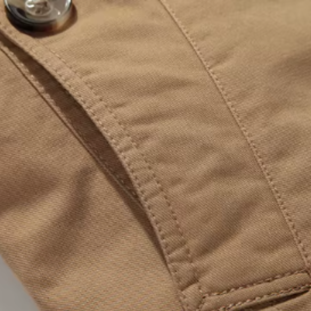 Étienne™ | Sophisticated Men's Trench Coat Featuring Quilted Accents – view 10