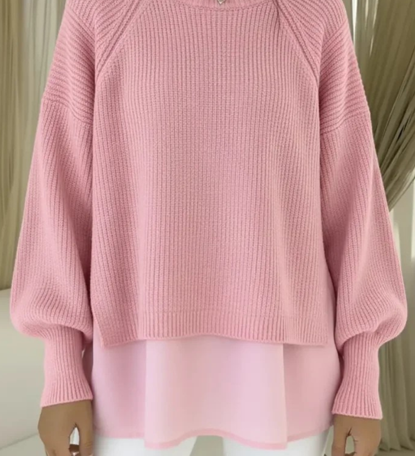 Kestlyn layered-look jumper, fourth colourway | Ellie Dublin