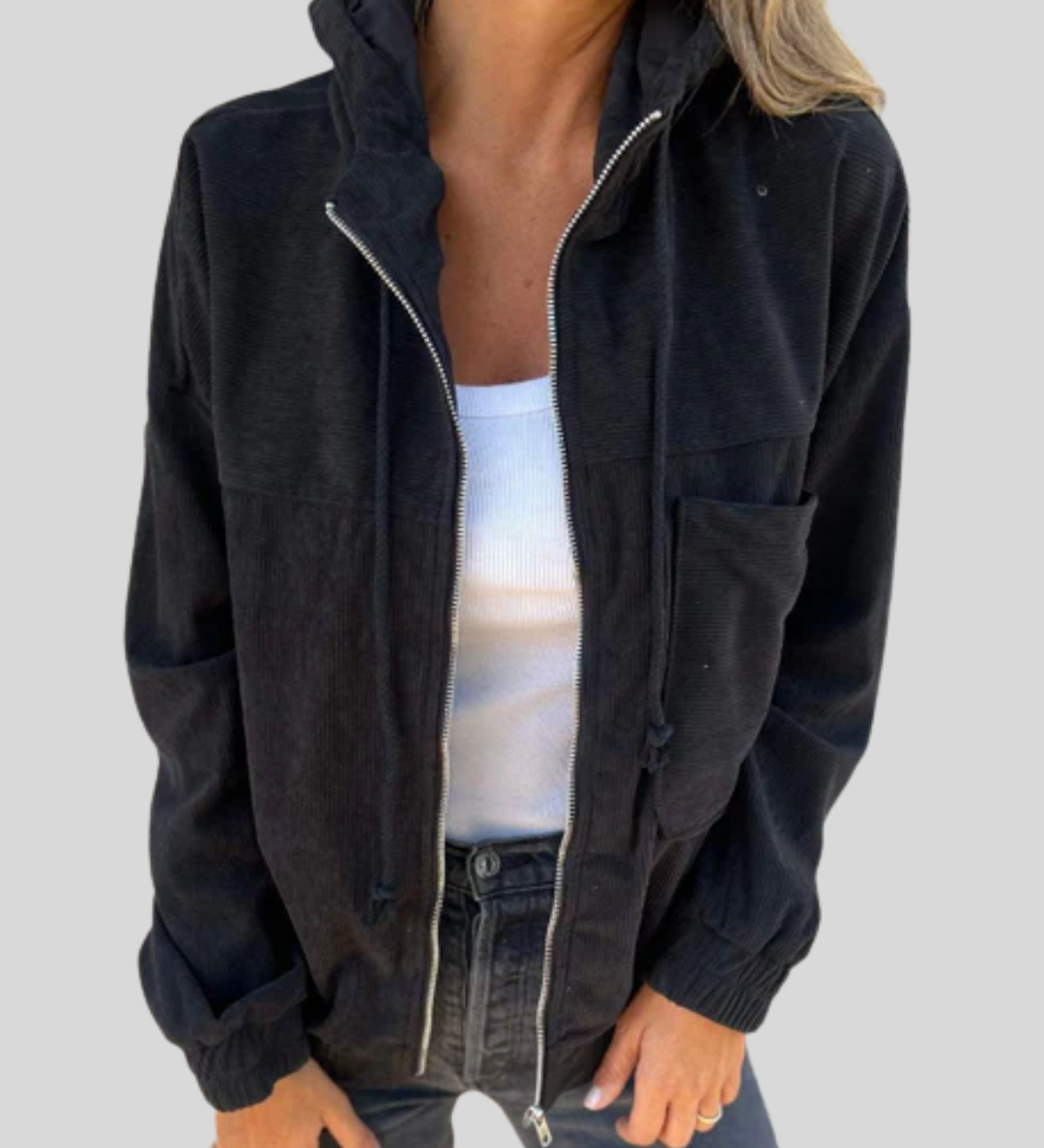 Mabel | Cozy Zip-Up Gilet – view 5
