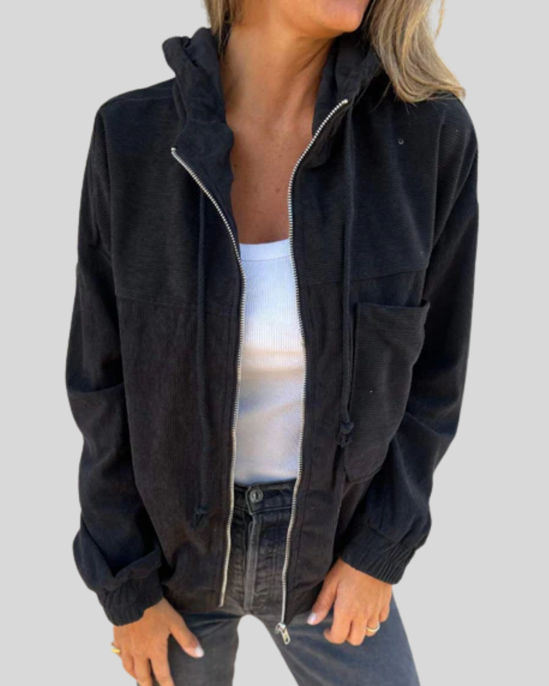 Mabel | Cozy Zip-Up Gilet – view 5