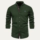 The Pineview Ridge Men’s Slim Fit Stand Collar Casual Shirt – view 5