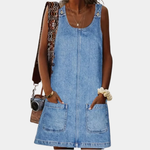 Lucile | Casual Denim Look Dress – view 3