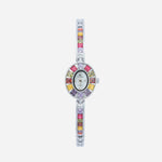 Klara® - Elegant Gold Watch Adorned with Vibrant Crystals – view 10