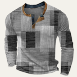 The Bluefield Men’s Textured Patchwork Design Polo Shirt – view 5