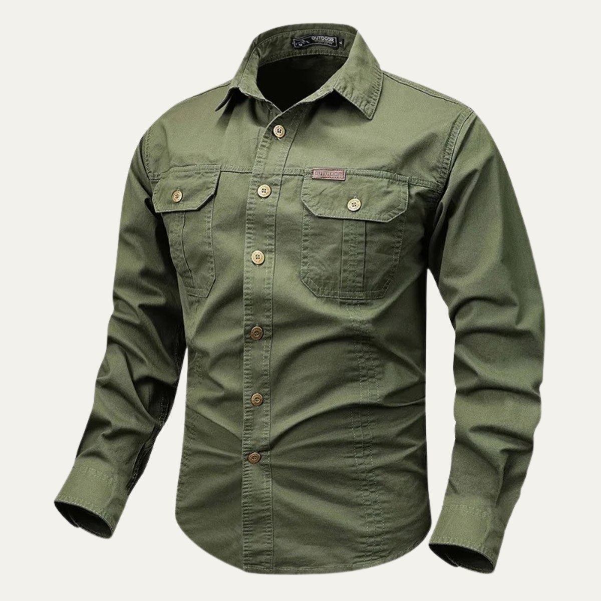 The Norcia Men’s Military Tactical Shirt with Pockets – view 5