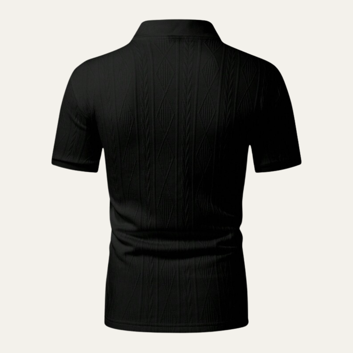 The Ridgebrook Men’s Textured Button Up Casual Polo Shirt – view 5