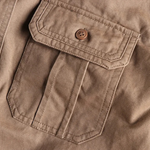 The Hillston Men’s Vintage Washed Utility Casual Shirt Jacket – view 5