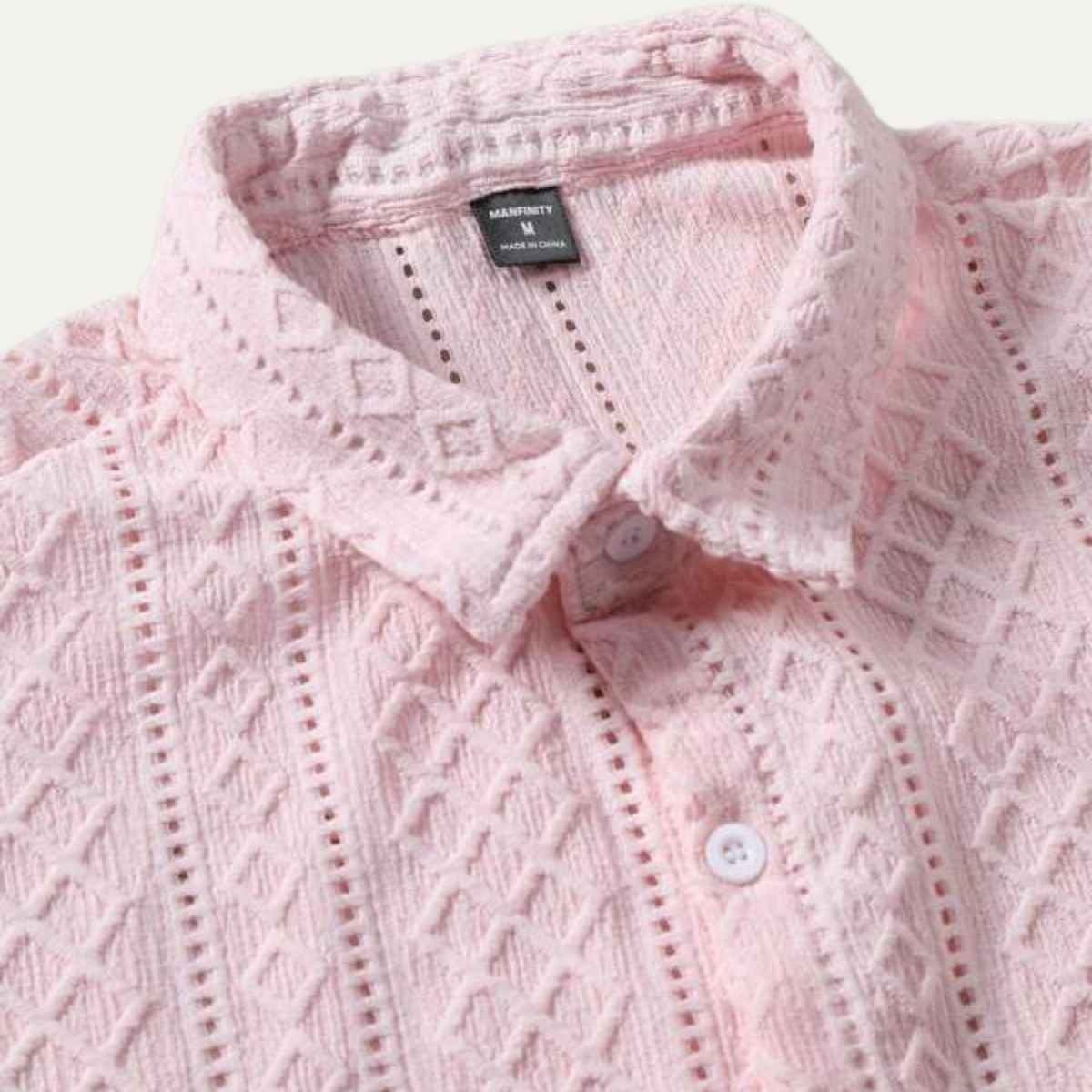 The Foxbrook Men’s Soft Textured Button-Up Shirt – view 5