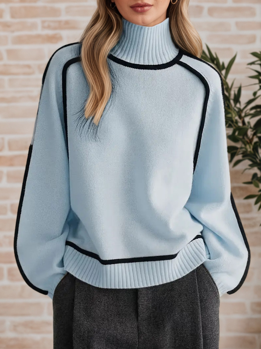 Women's Elegant High-Neck Sweater – view 6