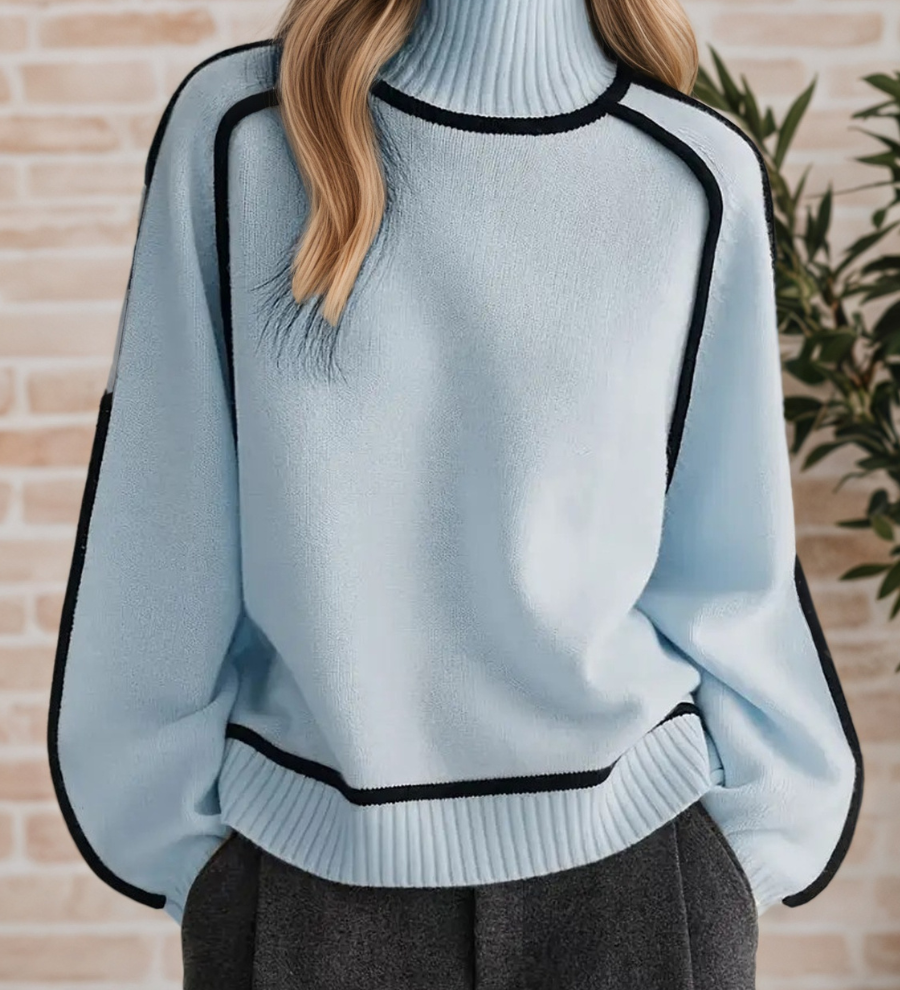 Women's Elegant High-Neck Sweater – view 6