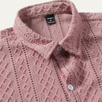 The Timberlake Ridge Men’s Casual Textured Button-Up Shirt – view 5