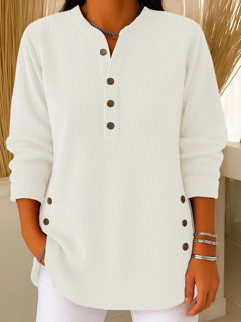 Neva button henley tunic, fifth colourway | Ellie Dublin