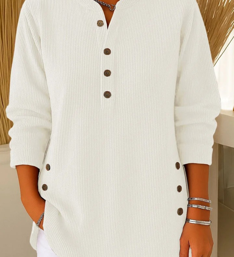 Neva button henley tunic, fifth colourway | Ellie Dublin