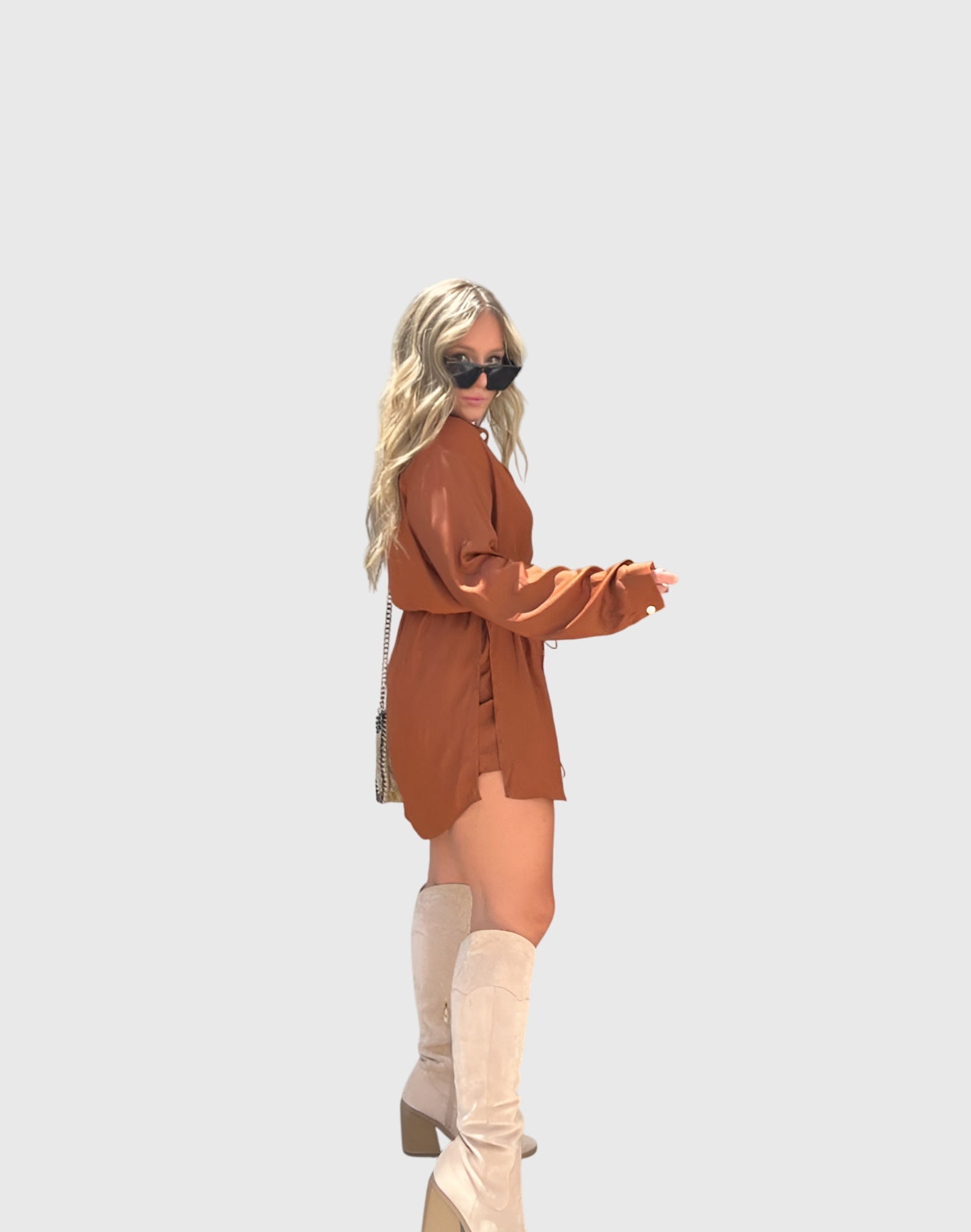 Sylvie | Elegant Pinafore Dress – view 16