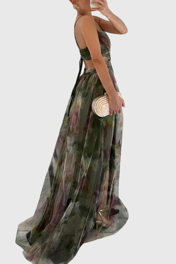 Caroline | Floral Maxi Dress – view 6