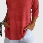Caroline | Stylish V-Neck Blouse – view 2