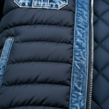 Luka | Padded Hybrid Denim Jacket – view 2