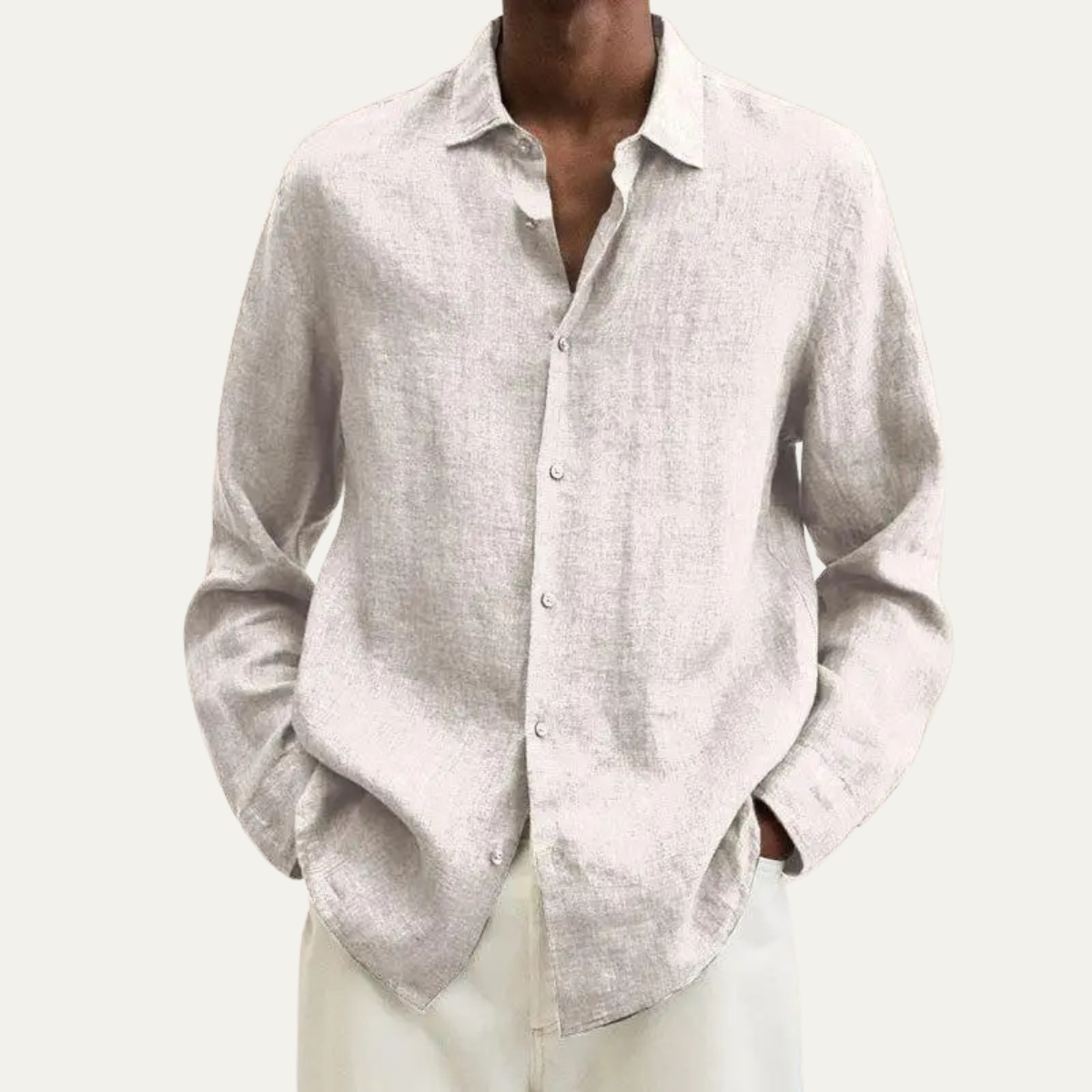 The Stonecrest Men’s Lightweight Shirt with Turn Down Collar – view 4