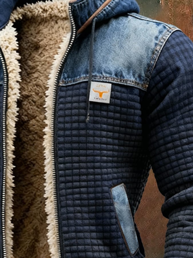Jakov | Dark Blue VESTA with Denim Accents – view 3