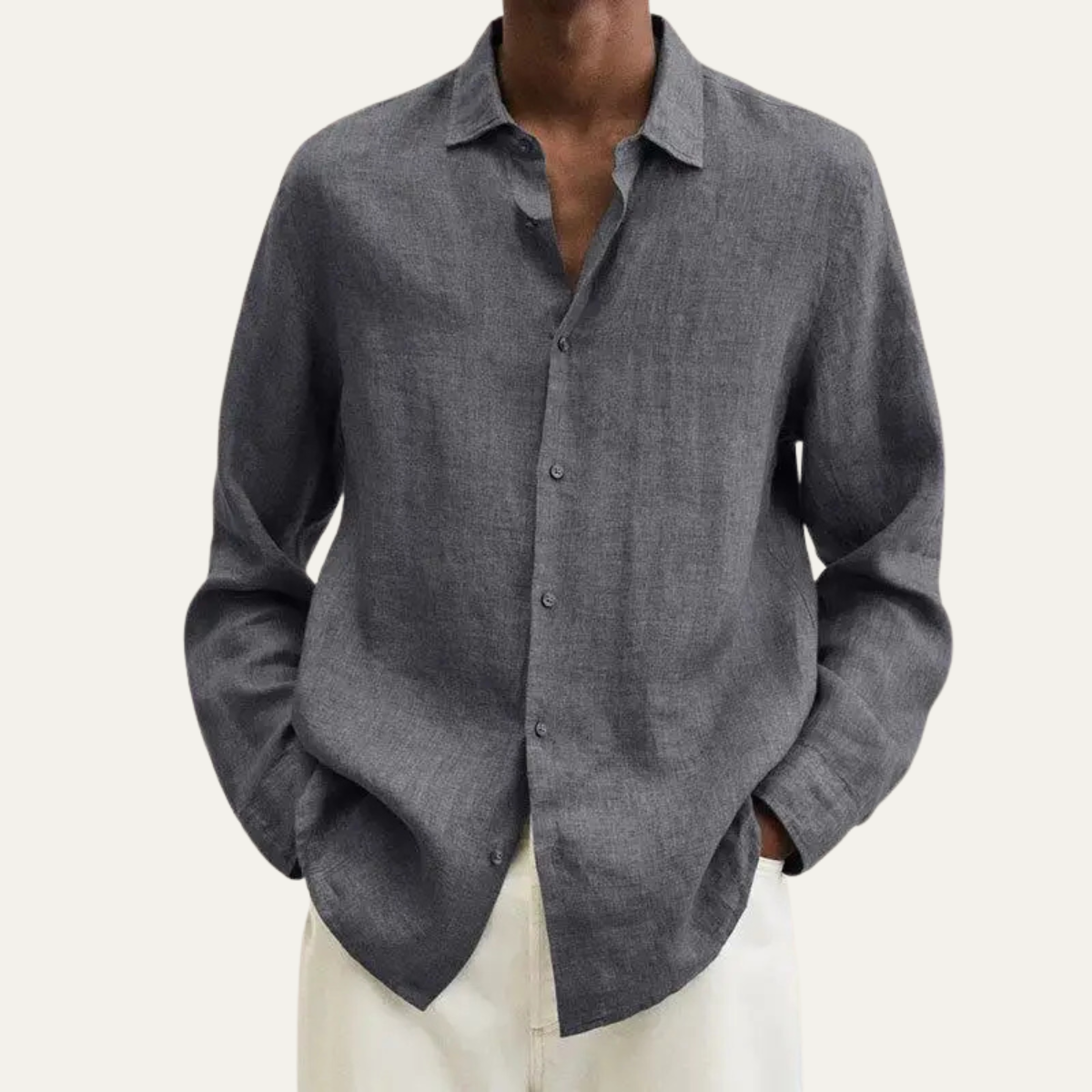 The Stonecrest Men’s Lightweight Shirt with Turn Down Collar – view 5
