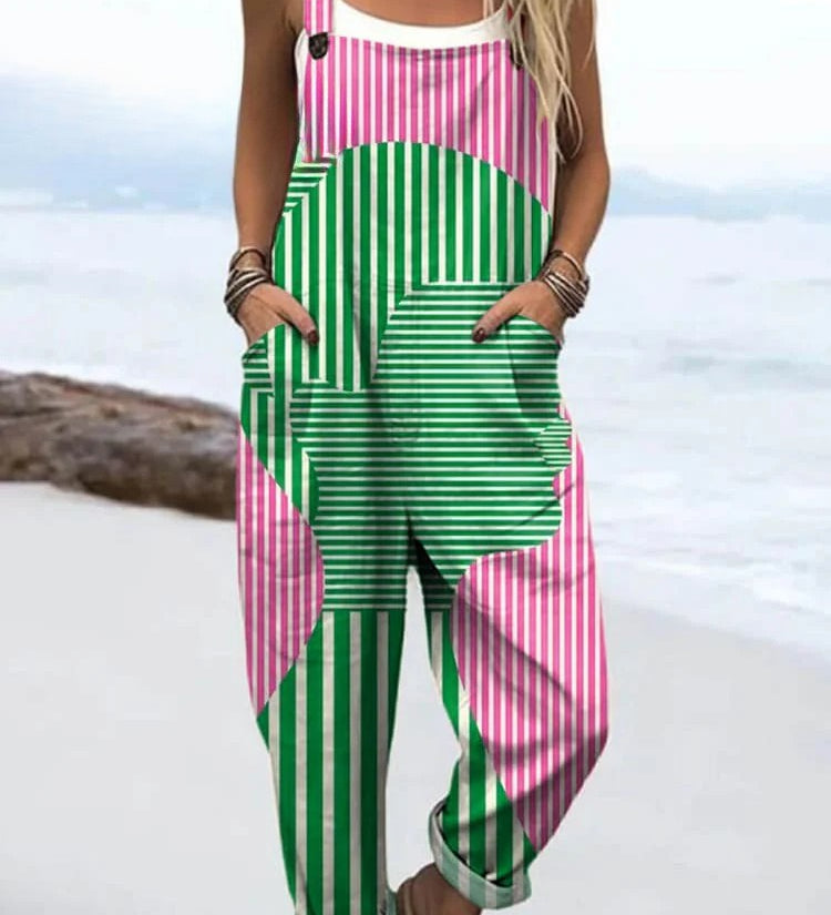 Abstract Form Dungarees