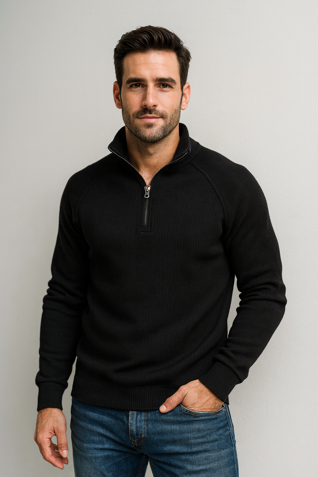 Owen | High-Collar Fleece Vest – view 14