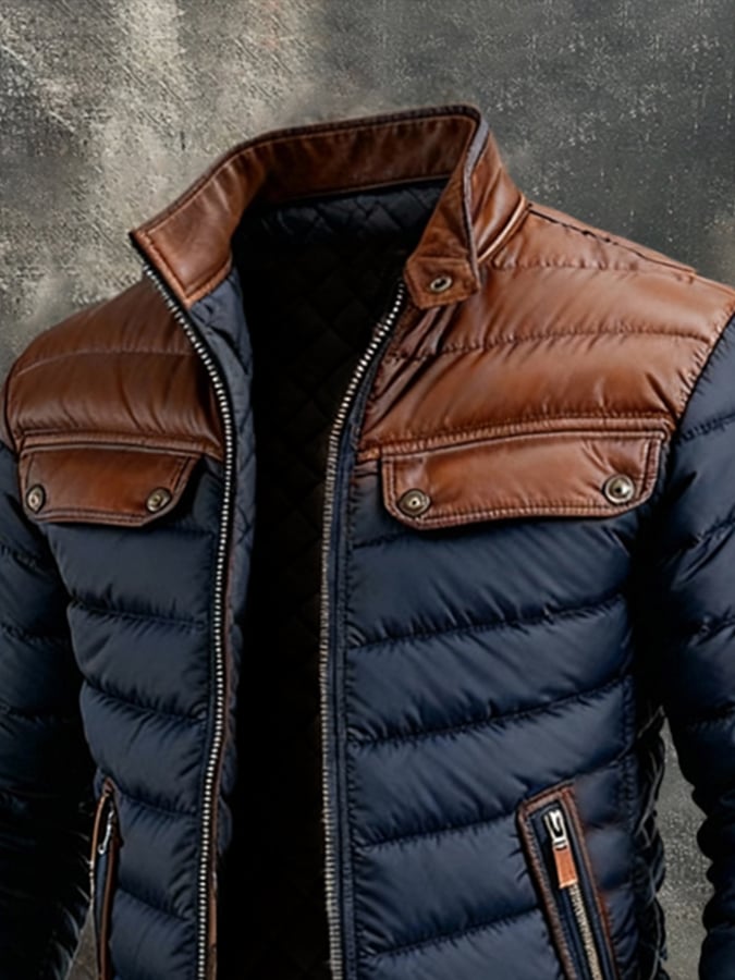 MARKO | Blue Jacket Featuring Accents – view 2