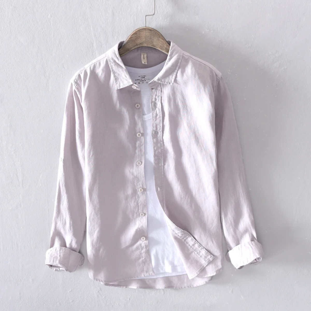 The Woodhall Men’s Italian Style Casual Button-Up Shirt – view 6