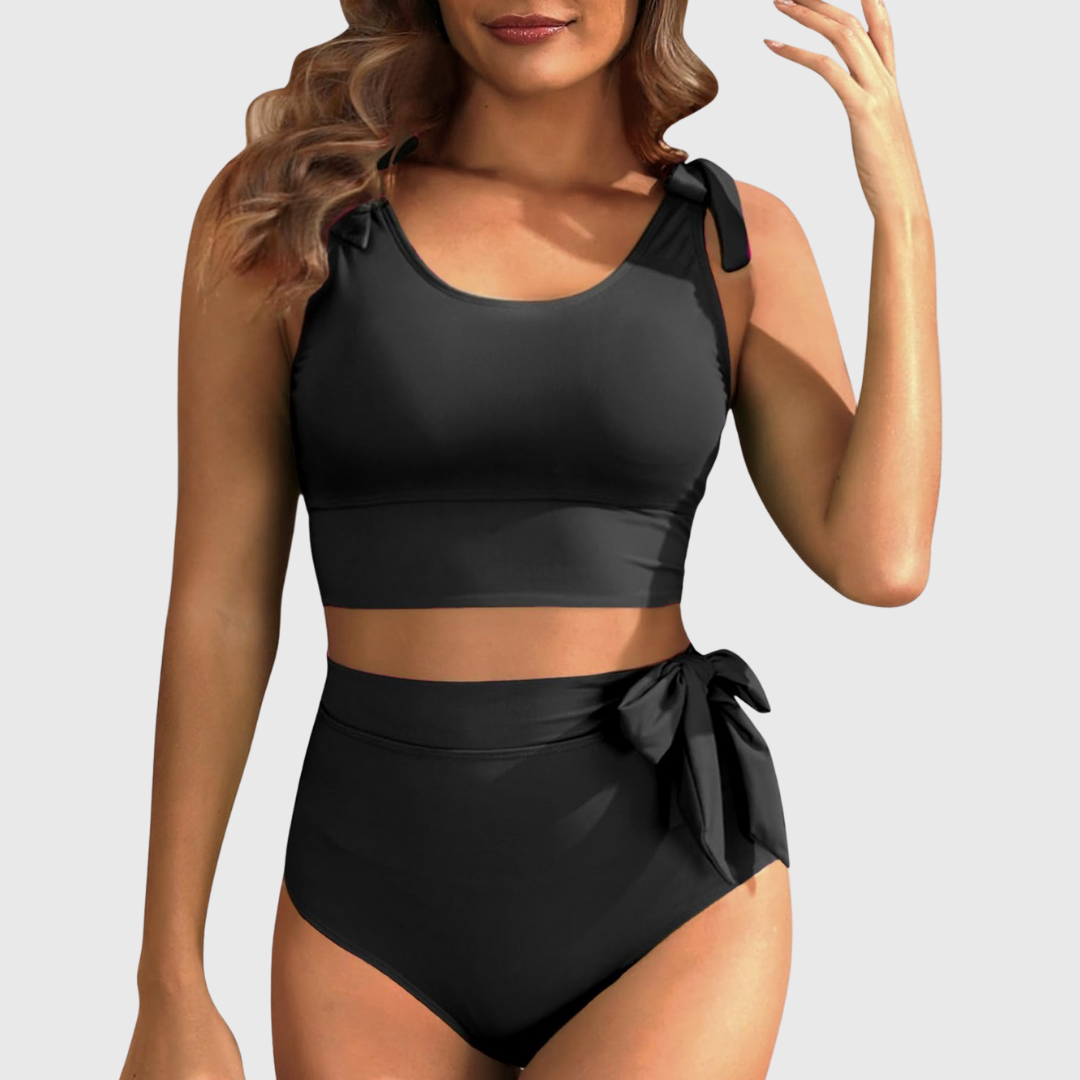 Auriane | High-Waisted Two-Piece Swimwear Set – view 2