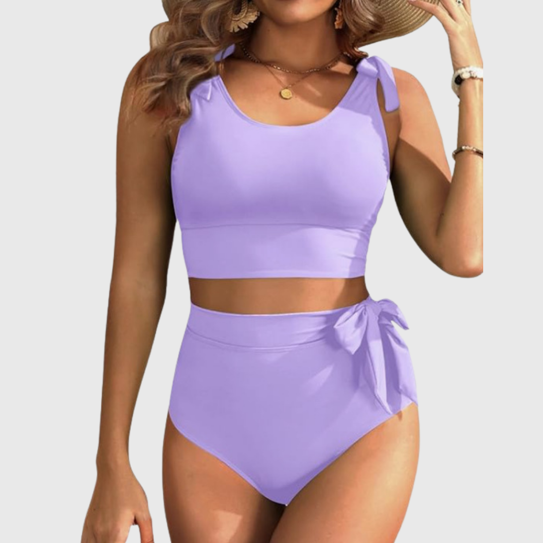 Auriane | High-Waisted Two-Piece Swimwear Set – view 4