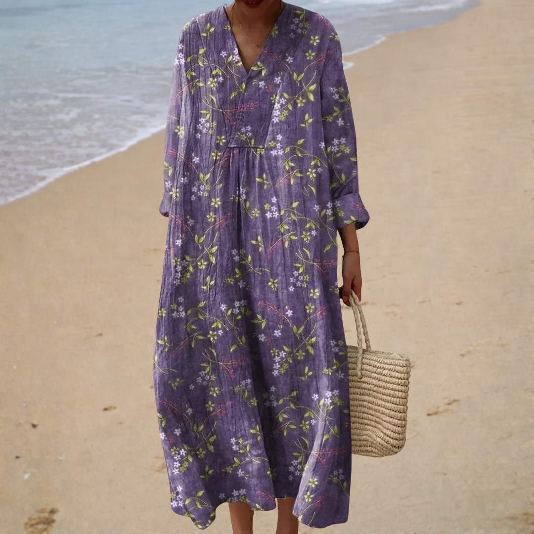 Lino - Flattering Printed Summer Dress – view 2